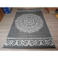 thumbnail image 1 of Geetinfly 8*10FT Area Rugs 320gsm plastic woven outdoor carpet - Persia - Cyclone Compass gray, 1 of 8