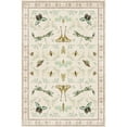 thumbnail image 1 of Geetinfly 9*12FT Area Rugs 1150Gsm 100% Polyester Rug 350Gsm Velvet Weight Pearl Velvet Washed Back Folding Simulation Printed Carpet Xm-Modern-Ecological Paradise Beige, 1 of 8