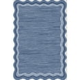 thumbnail image 1 of Geetinfly 9*12FT Area Rugs 1150Gsm100% Polyester Rug Pearl Velvet 350Gsm Velvet Heavy Washed Back Folding Simulation Printed Carpet-Modern-Suqian Blue tint, 1 of 8