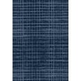 thumbnail image 1 of Geetinfly 9*12FT Area Rugs 1200Gsm 100% Polyester Rug 350Gsm Velvet Weight Pearl Velvet Washed Back Folding Imitation Print Carpet - Modern - Cross Blue tint, 1 of 8