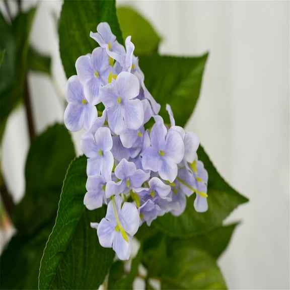 Geetinfly Artificial Hydrangea Tree,Modern Indoor Home Decor,Blue Flowers Potted Decorative,Perfect Housewarming Gift,5FT Tall,Green