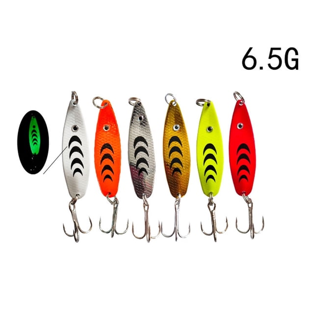 Geetinfly Fish Bait S-shaped 6.5 Grams Lure Five-color Sequins ...