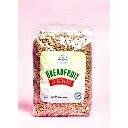 Geevic Ukwa Breadfruit, 35.2 oz, Dried Breadfruit Seeds