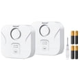 thumbnail image 1 of Geevon 2 Pack Water Leak Detectors for Home, 100dB Loud Water Sensor Alarm Leak Detectors with Drip Alert for Kitchen, Basements, Laundry Rooms, IP56 Waterproof(Battery Included), 1 of 9