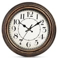 thumbnail image 1 of Geevon Retro Silent 10 Inch Wall Clock Non Ticking, Rustic Vintage Clock Quartz Decorative, Battery Operated for Kitchen/Office/Classroom/Bedroom/Living Room Decor, 1 of 14