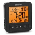 thumbnail image 1 of Geevon Smart Night Light Small Digital Alarm Clock with 2 Increasing Beep Alarm, Indoor Temperature, Battery Operated Travel Alarm Clock for Bedroom, Bedside, Desk(Black), 1 of 8