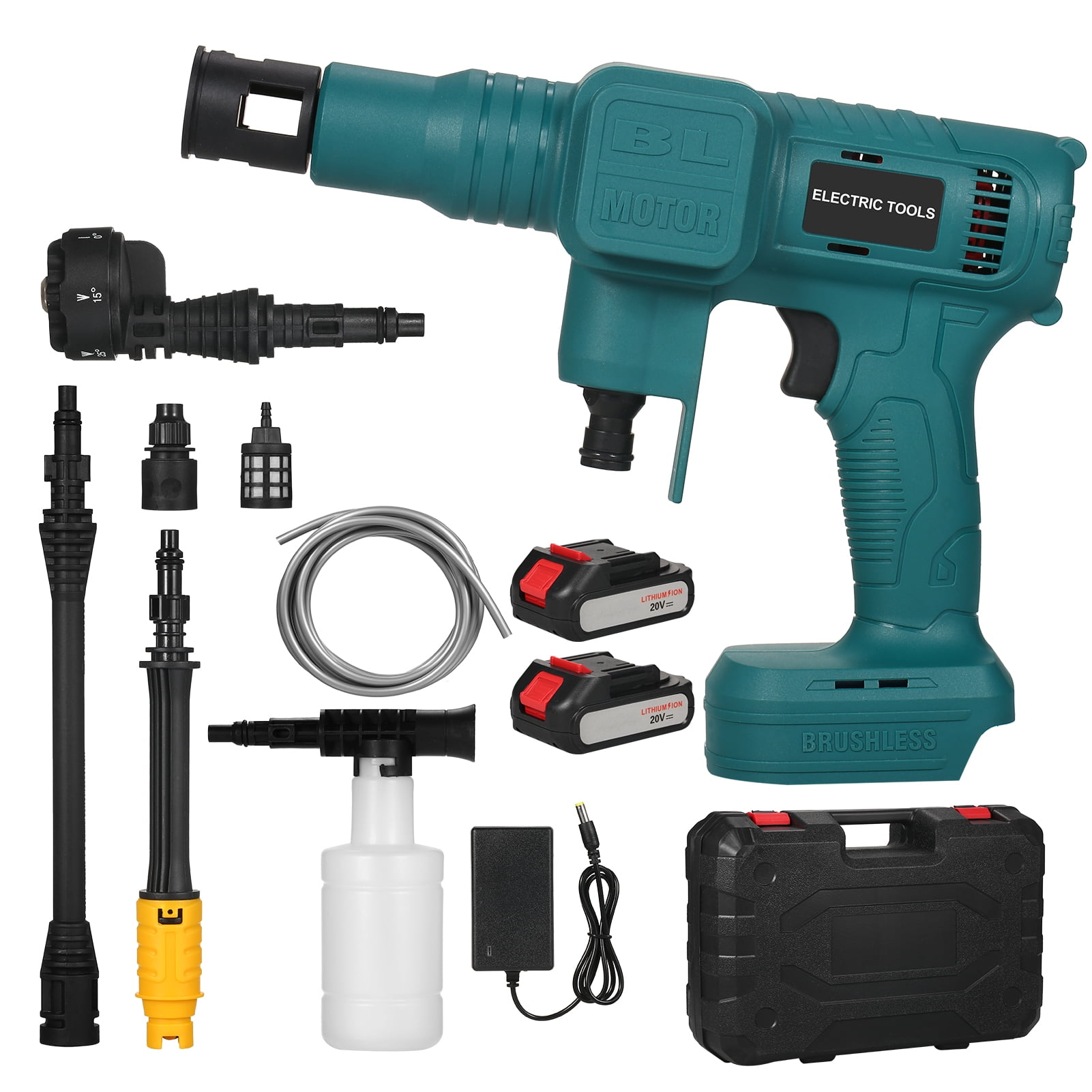 Geevorks Brushless Portable Pressure Washer 652 PSI Brushless Electric