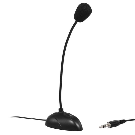 Geevorks Microphone,Wired 3.5mm Conference Computer Wired Dsfen Computer Tive Wired