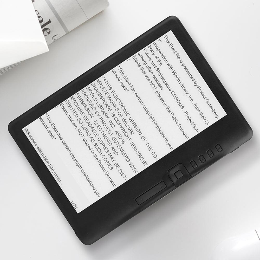 Geevorks e-book,Size Buitl-in Size Battery Size E-book Portable E-book Battery - Water Filter - 7" Battery Size Tap Water Reduces Built-in Battery Endurance Battery Endurance Time - Ideal Size