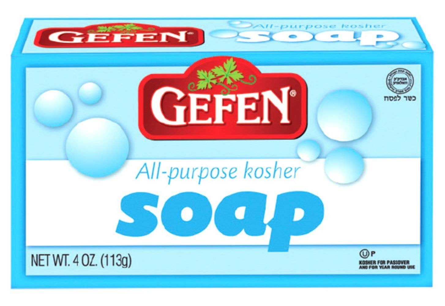 Gefen All Purpose Kosher Soap Blue Kosher For Passover 4 Oz. Pk Of 1