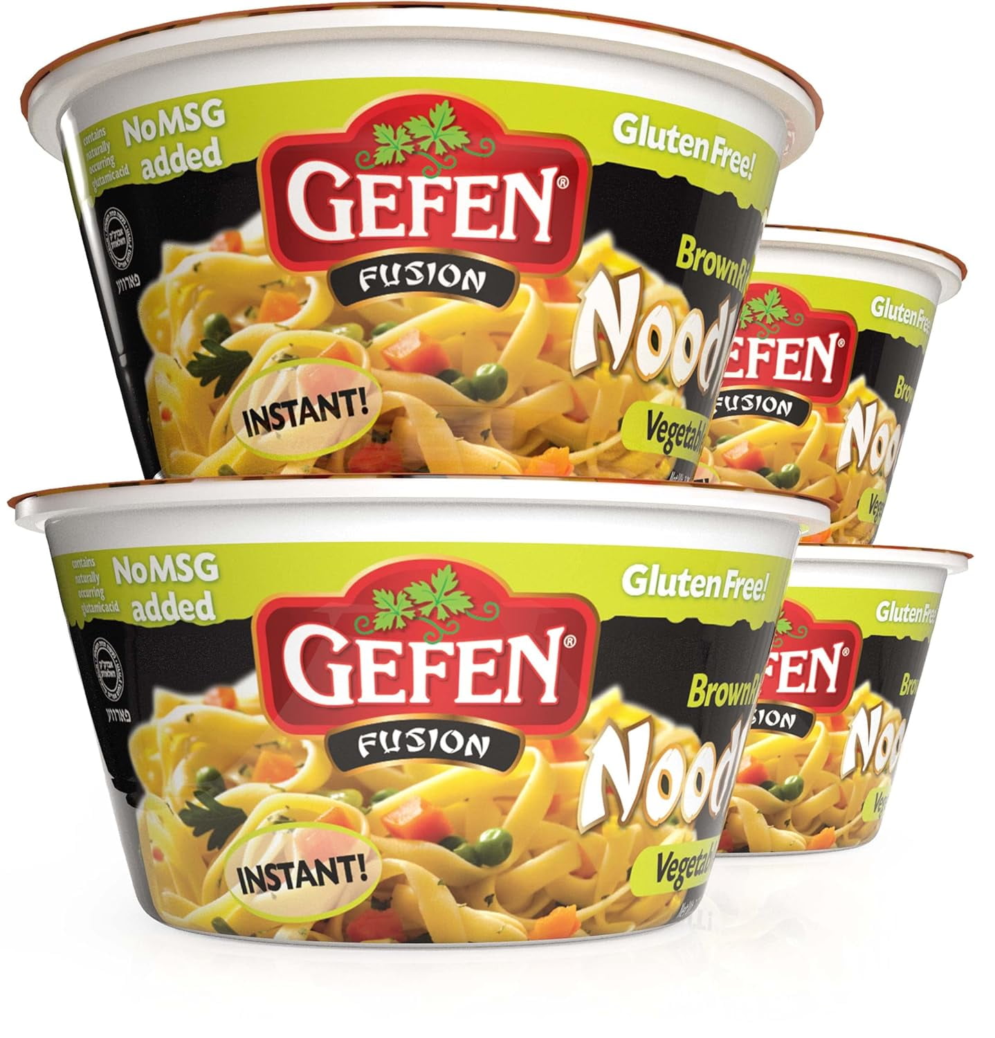 Gefen Brown Rice Gluten Free Instant Noodle Soup, Vegetable Flavor 2