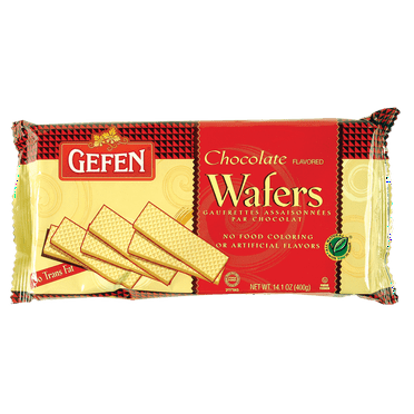 Gefen Chocolate Flavored Cookies Wafers, 16oz