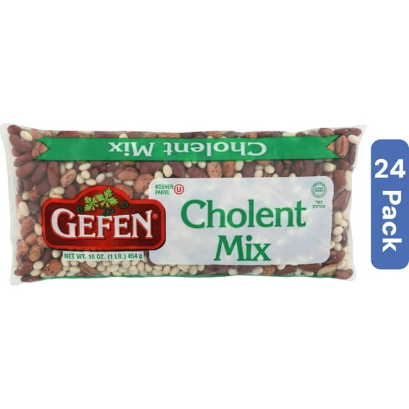 Gefen Cholent Bean Soup Mix 16 oz (Pack Of 24)