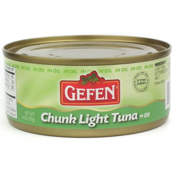 Gefen Chunk Light Tuna In Oil 6 oz (pack of 3)