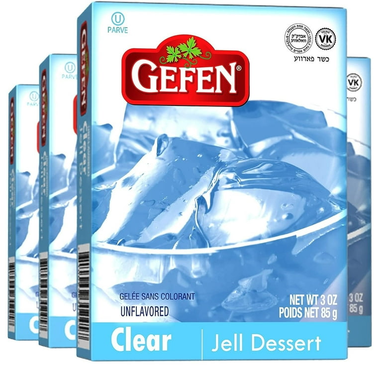 Gefen Unflavored Vegan Friendly Gluten Free Kosher Jell Dessert