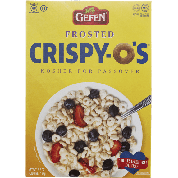 Gefen Crispy-O's Frosted Cereal 6.6 oz (pack of 3)