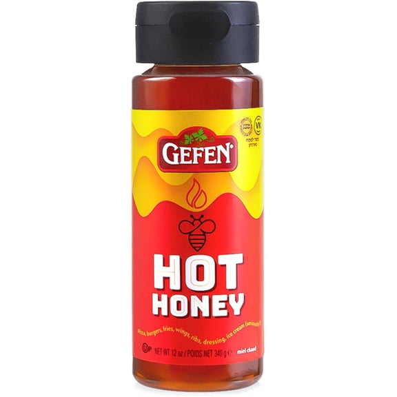 Gefen Hot Honey, Sweet and Spicy, Kosher for Passover, 12 oz Squeeze Bottle