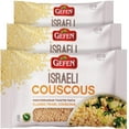 Gefen Israeli Classic Pearl Couscous, 8.8oz 3 Pack All Natural