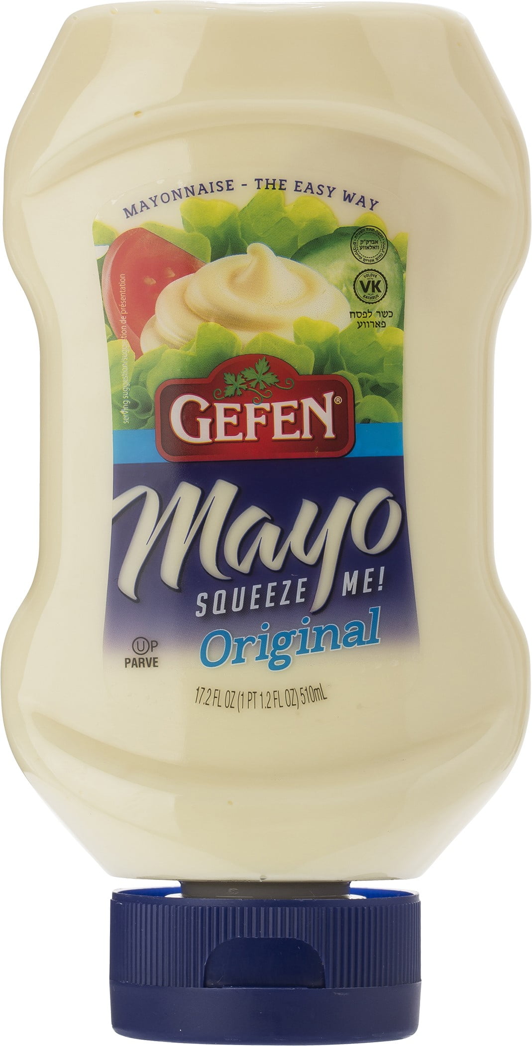 Gefen Mayonnaise, Original, Squeeze Bottle, 17.2 Oz