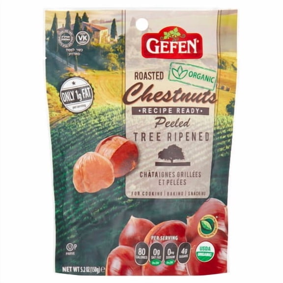 Gefen Organic Chestnuts 150g, British Import (Pack of 3)