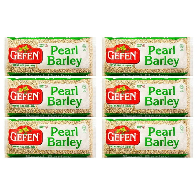Gefen Pearl Barley Total of 6 Pounds, Quality Pearled Barley, Product