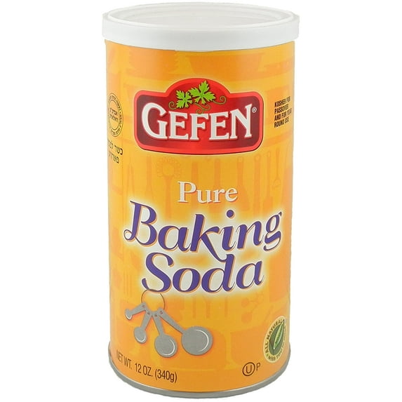 Gefen Pure Baking Soda, 12oz | In Resealable Container | 100% Sodium Bicarbonate