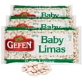 thumbnail image 1 of Gefen Quality Baby Lima Beans, 16oz (3 Pack) Great in Salads, Casseroles, Soups and Stews | Certified Kosher, 1 of 2