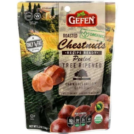 Gefen Roasted and Shelled Whole Chestnuts, 5.2 Ounce -- 12 per Case.