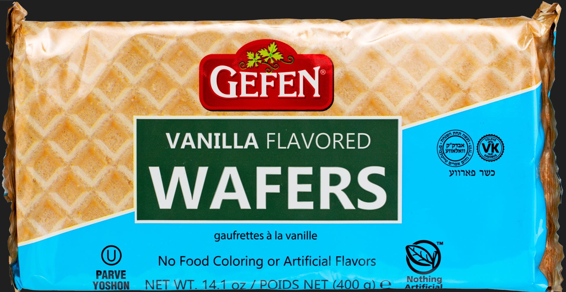 Gefen Vanilla Flavored Wafer Cookies, 16oz