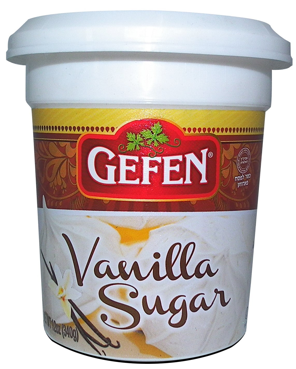 GEFEN - Vanilla Sugar 12OZ ( Pack of 24)