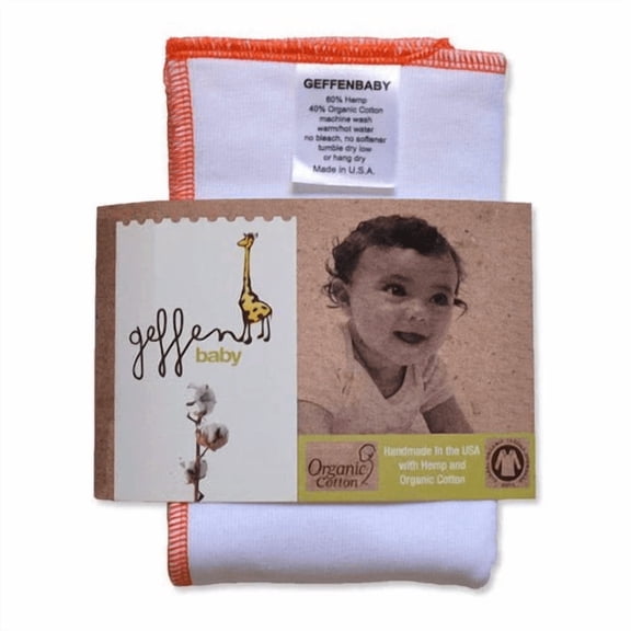 Geffen Baby Jersey Cloth Diaper Prefold XS (Orange)