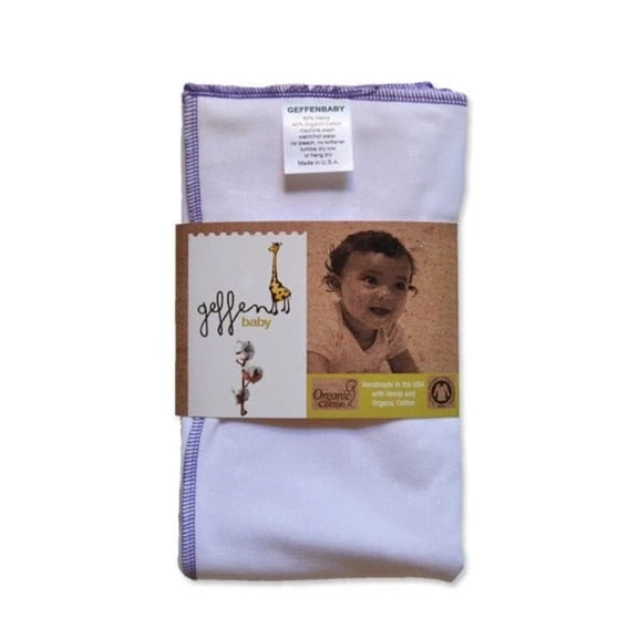 Geffen Baby Jersey Cloth Diaper Prefold Medium/Large (Lavender)