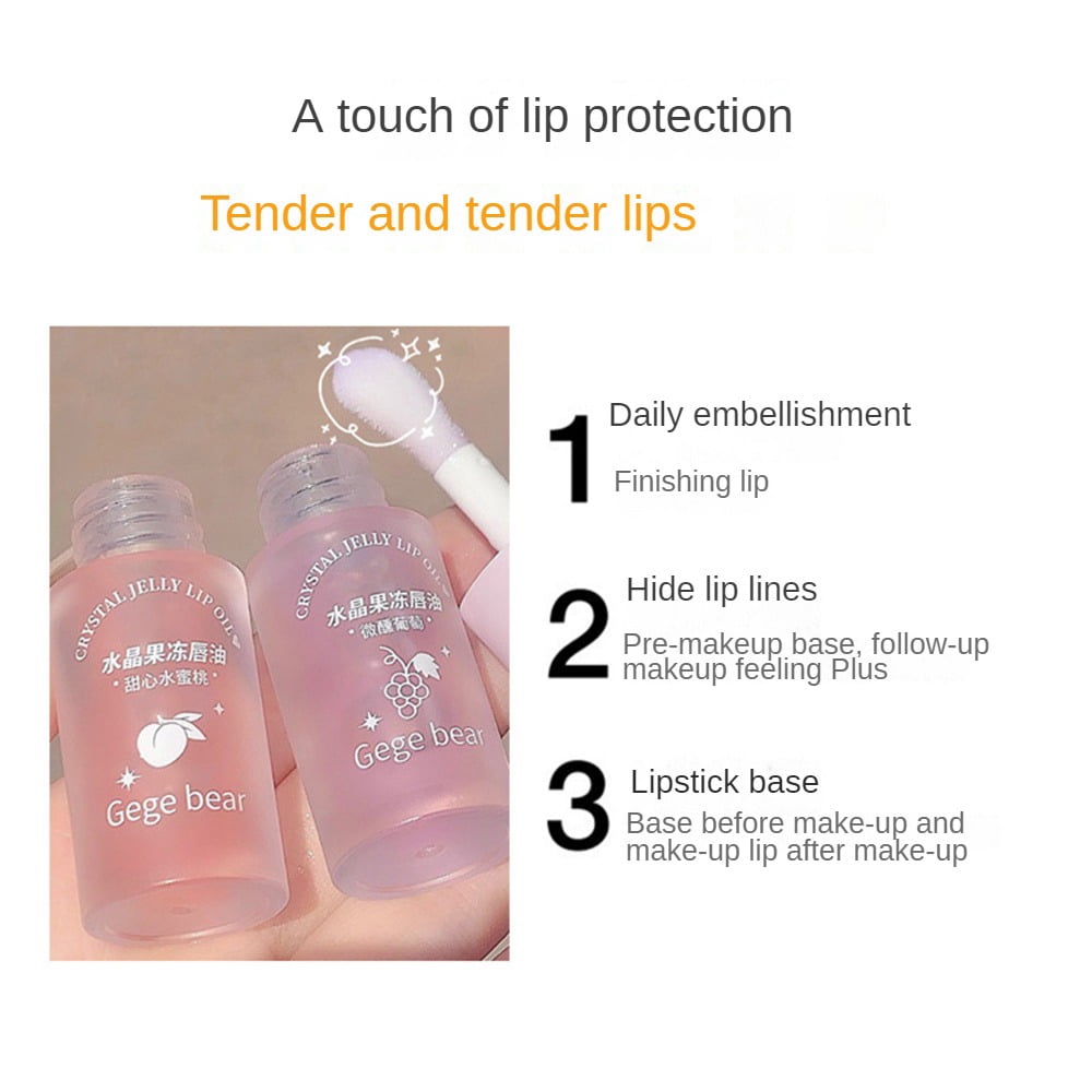 Gege bear Multifunctional Lip Repair Crystal Jelly Lip Oil Hydrating