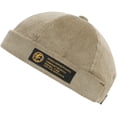 thumbnail image 1 of GegeenDomog Men Hats Docker Cap Hats Beanie Sailor Cap Worker Hat Rolled Cuff Retro Brimless Hat with Adjustable, 1 of 15