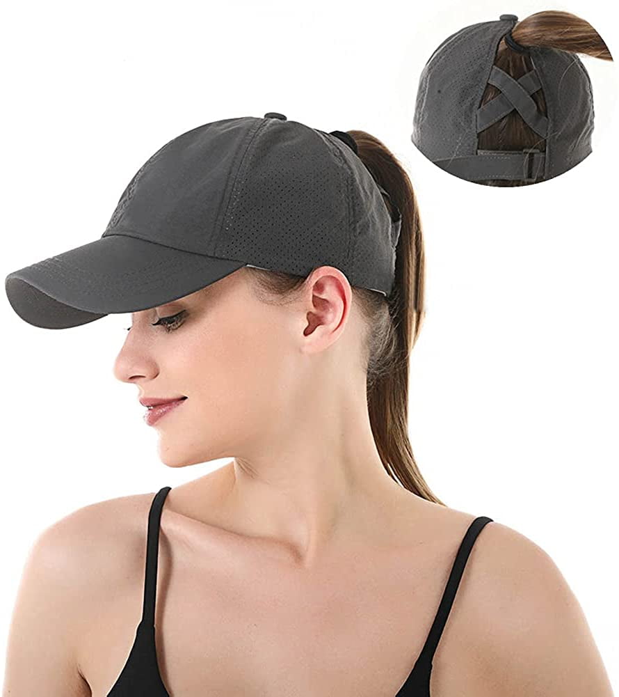 GegeenDomog Mesh Quick Dry Ponytail Baseball Cap for Women - Walmart.com