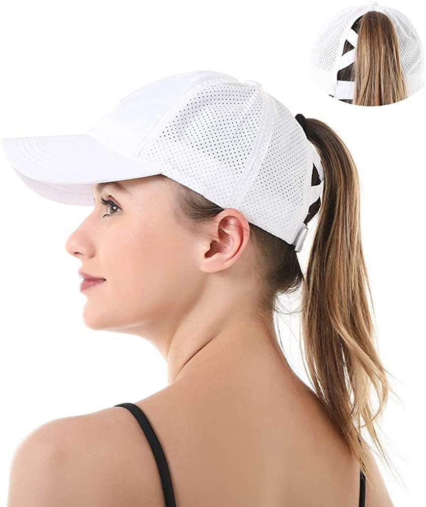 GegeenDomog Ponytail Baseball Cap for Women With Mesh Quick Dry ...