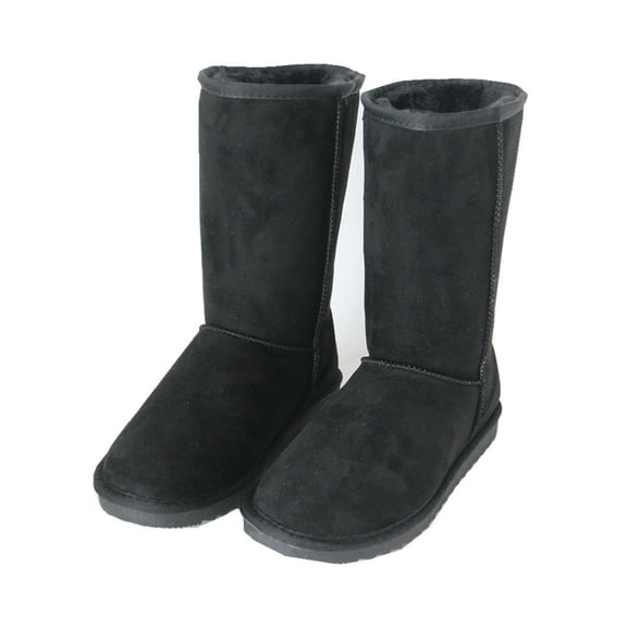 Gegefur Black Snow Boots for Women