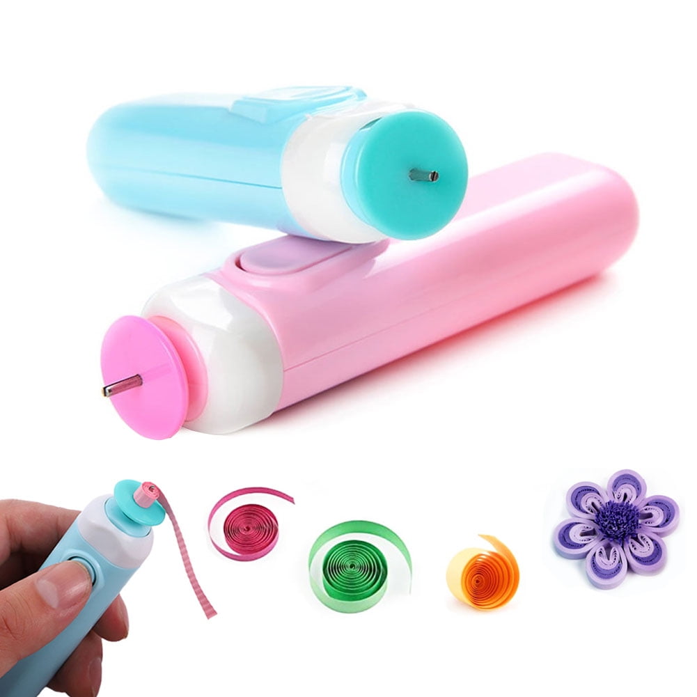 Gegong 2Pcs Paper Quilling Pen Electric Paper Winder Electric Quilling