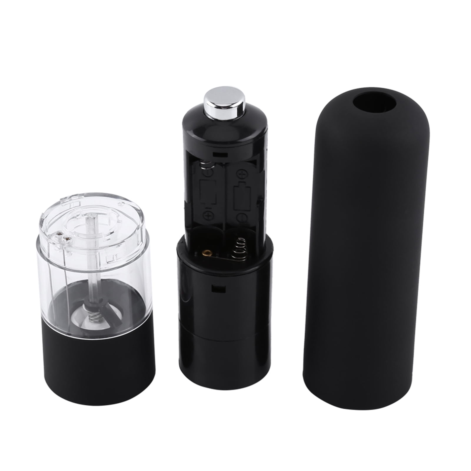 Gegong Fashion Black Electric Pepper He Rb Mill Salt Spice Grinder Muller Kitchen Tool Gadget New, Pepper Grinder, Kitchen Salt Grinder