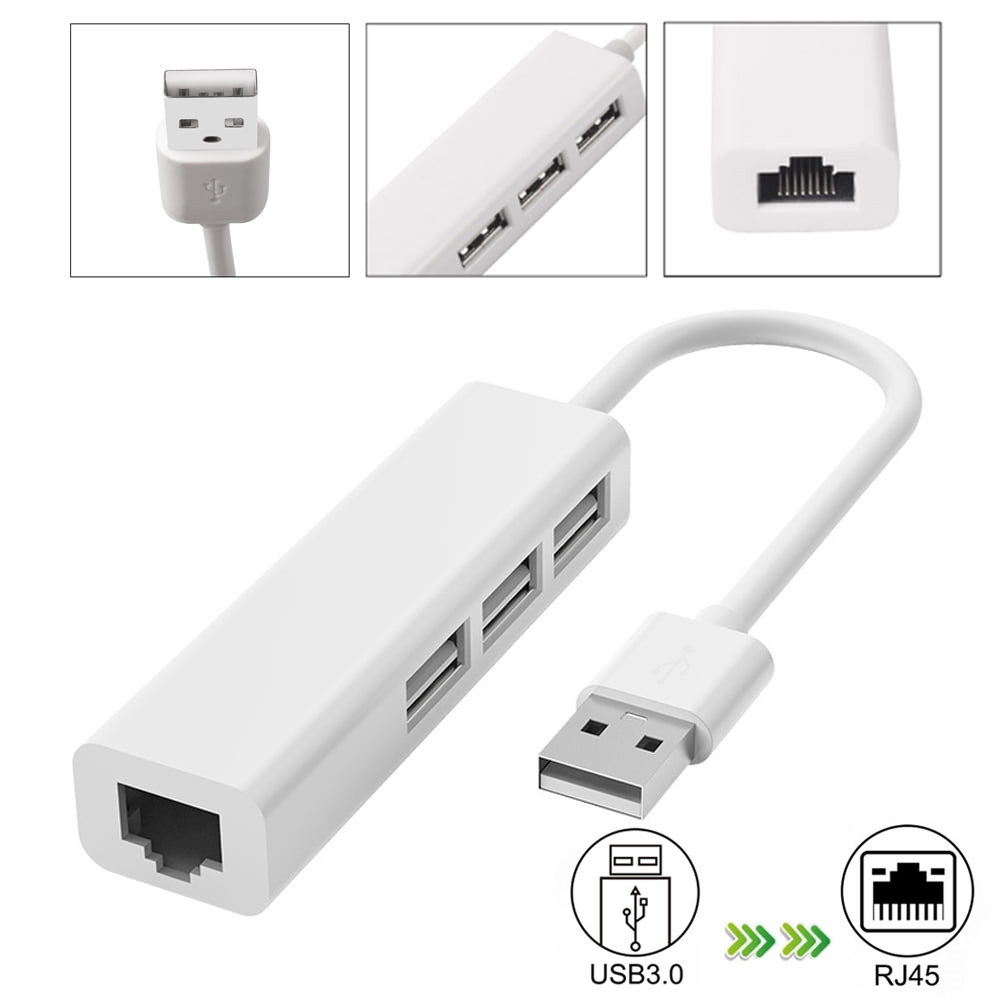 Gegong USB to Adapter,USB to RJ45 Splitter 10/100M