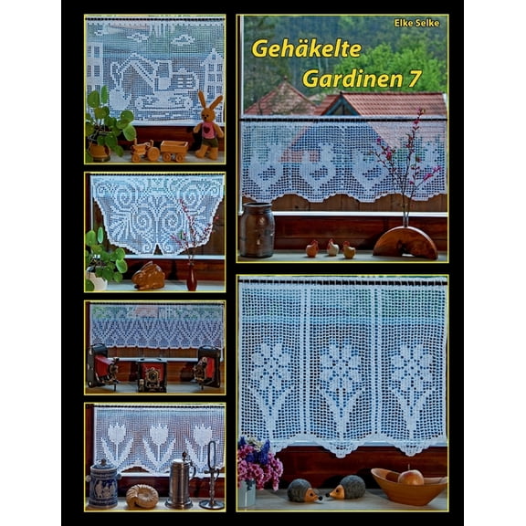 GehÃ¤kelte Gardinen 7: 21 dekorative Modelle in FilethÃ¤kelei, (Paperback)
