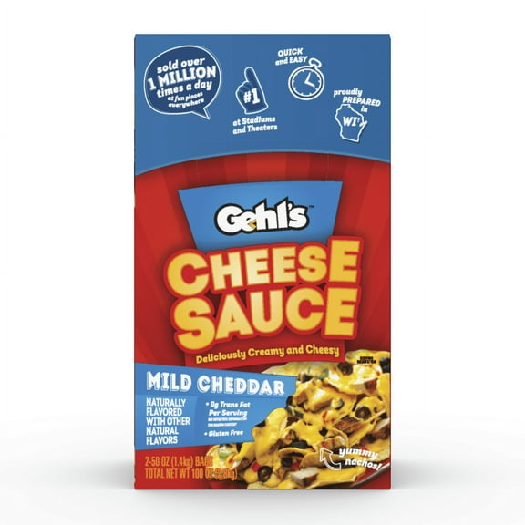 Gehl's Mild Cheddar Cheese Sauce, 50 oz, 2 Count