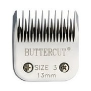 Geib Stainless Steel Buttercut Grooming Blades High Quality Durable Ultra Sharp # 3 Skip Tooth = 1/2" Cut