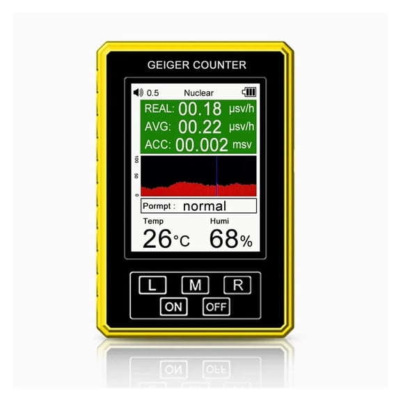 Geiger Counter Accurate Tester Handheld Digital Display Electromagnetic Radiation Nuclear Detector ,Accurate Readings