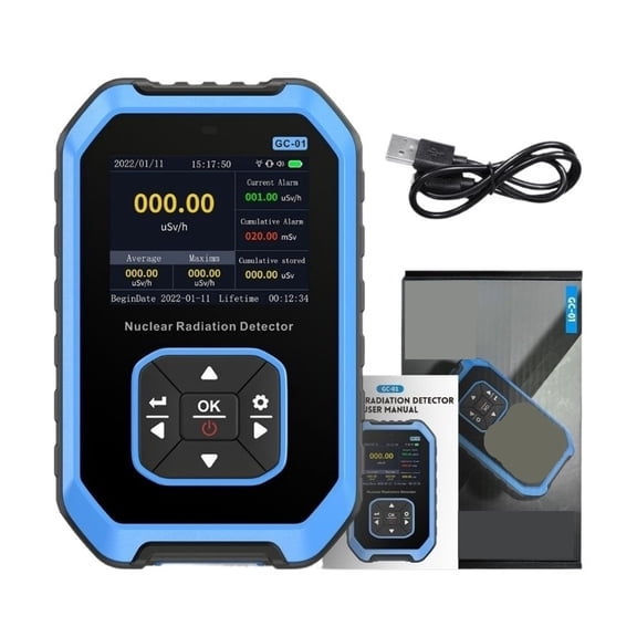 Geiger Counter Nuclear Radiation Detector Personal Dosimeter Radioactivity Tester Marble Detector ,Accurate Readings