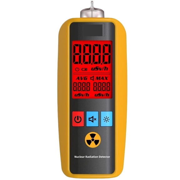 Geiger Counter Nuclear Radiation Detector X-ray Y-ray Be-ta-ray Personal Radiation Dosimeter Marble Tester