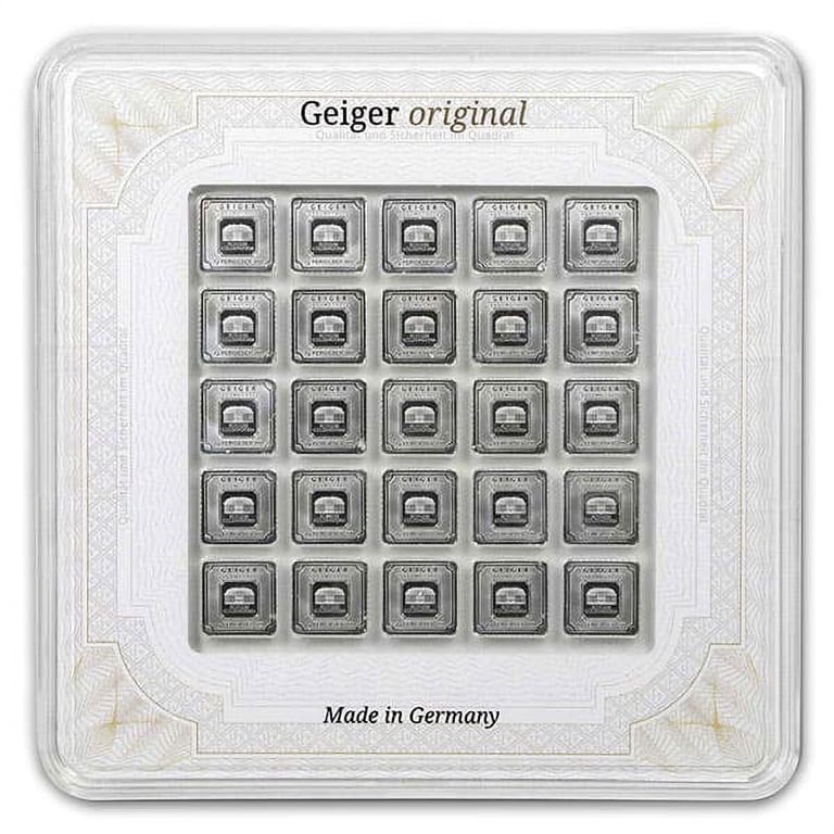 Geiger Edelmetalle Precious Metals Bullion - .999 Pure Silver Bars