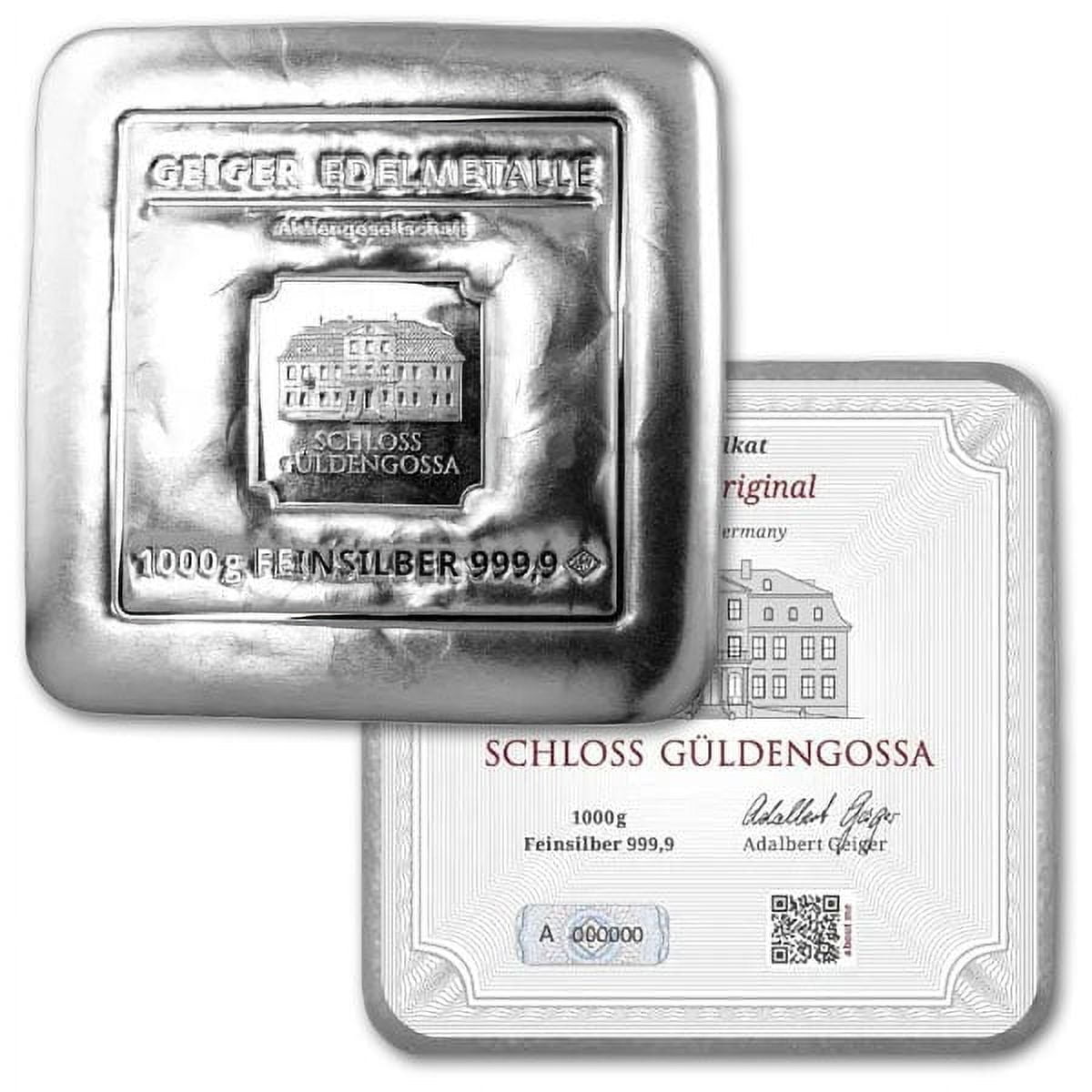 Geiger Edelmetalle Silver Box 20 Gram Silver Bars x 30 pcs, .999 Pure