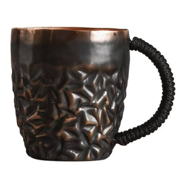 Geiomoo Copper Mugs, Handmade Pattern Copper Mugs, Water Cup for Cold Drink, Party