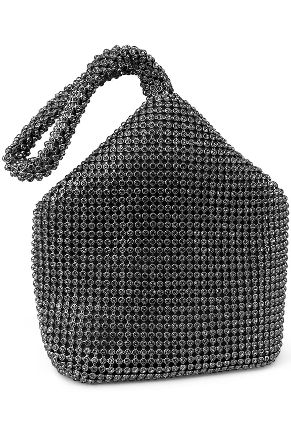 Evening Bag, Women Sparkly Clutch Bag Bling Beaded Glitter Handbags for Wedding Party